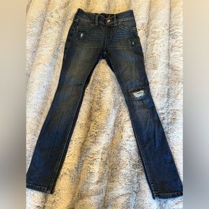 🌟 Abercrombie Kids Girls’ Jeans - Size 7/8 - Dark Wash Pull-On Jeggings 🌟